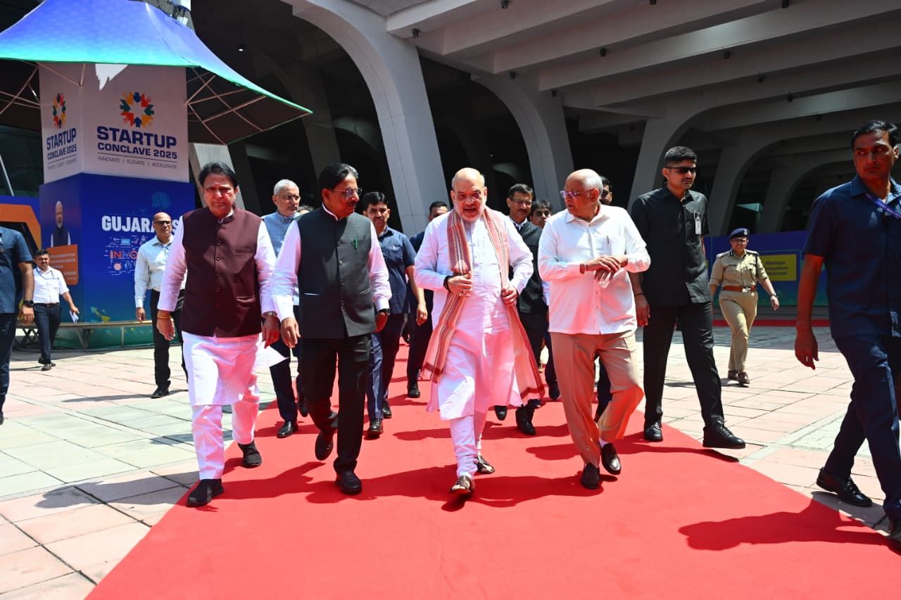 The “𝗦𝘁𝗮𝗿𝘁𝘂𝗽 𝗖𝗼𝗻𝗰𝗹𝗮𝘃𝗲, 𝟮𝟬𝟮𝟱”, a flagship event organized by the Education Department, Government of Gujarat, in collaboration with 𝐢-𝐇𝐮𝐛 𝐆𝐮𝐣𝐚𝐫𝐚𝐭