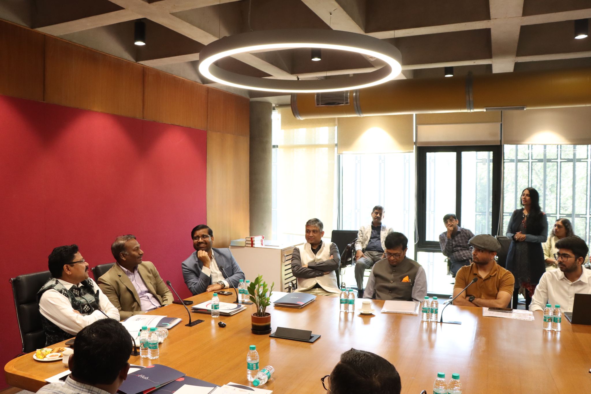Dr Mukesh Mahaling, Hon'ble Cabinet Minister of Health and Family Welfare, Parliamentary Affairs, and Electronics and Information Technology, government of Odisha, visited i-Hub Gujarat