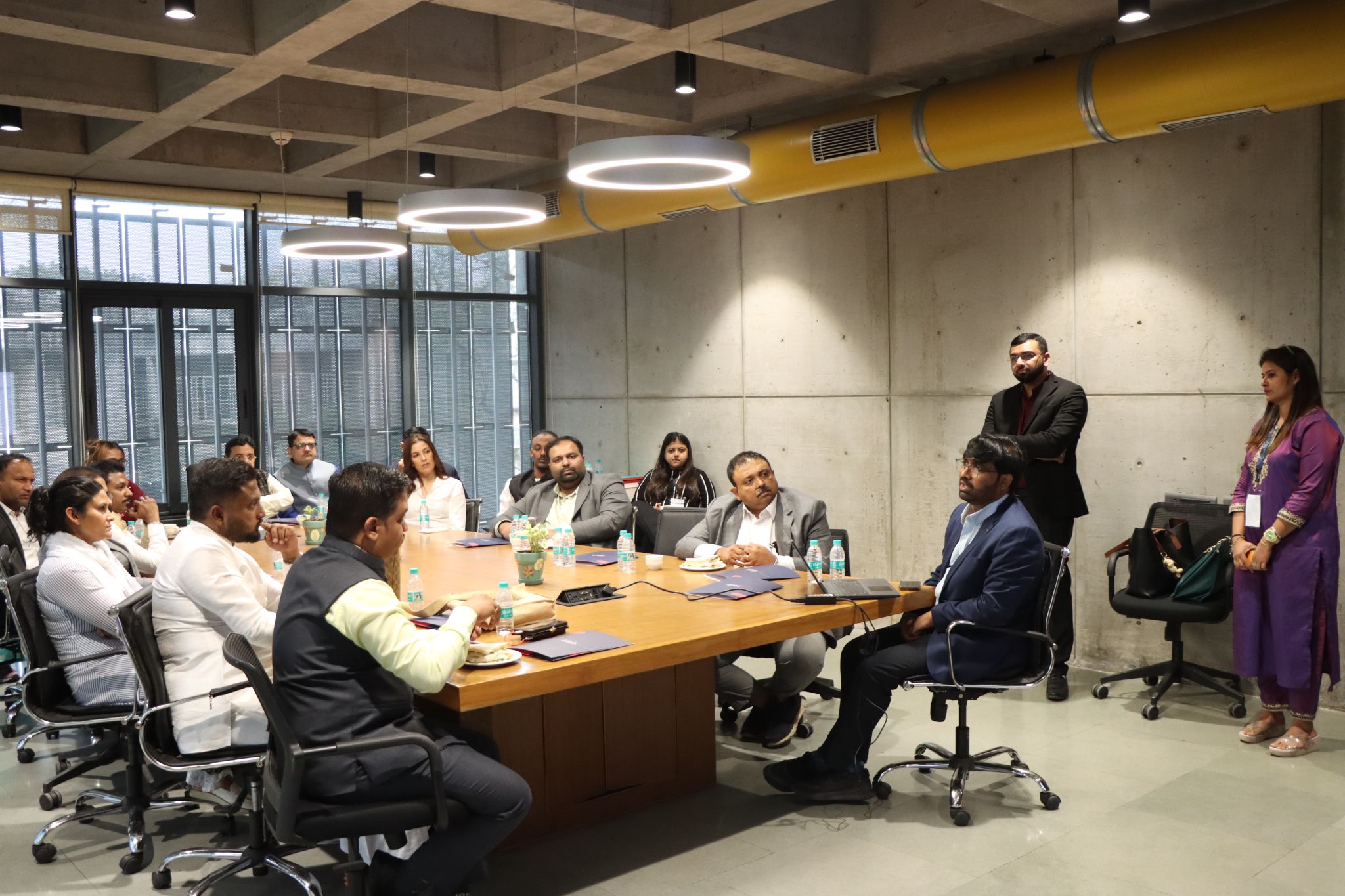 i-Hub Gujarat hosted an international delegation from the Hospex India