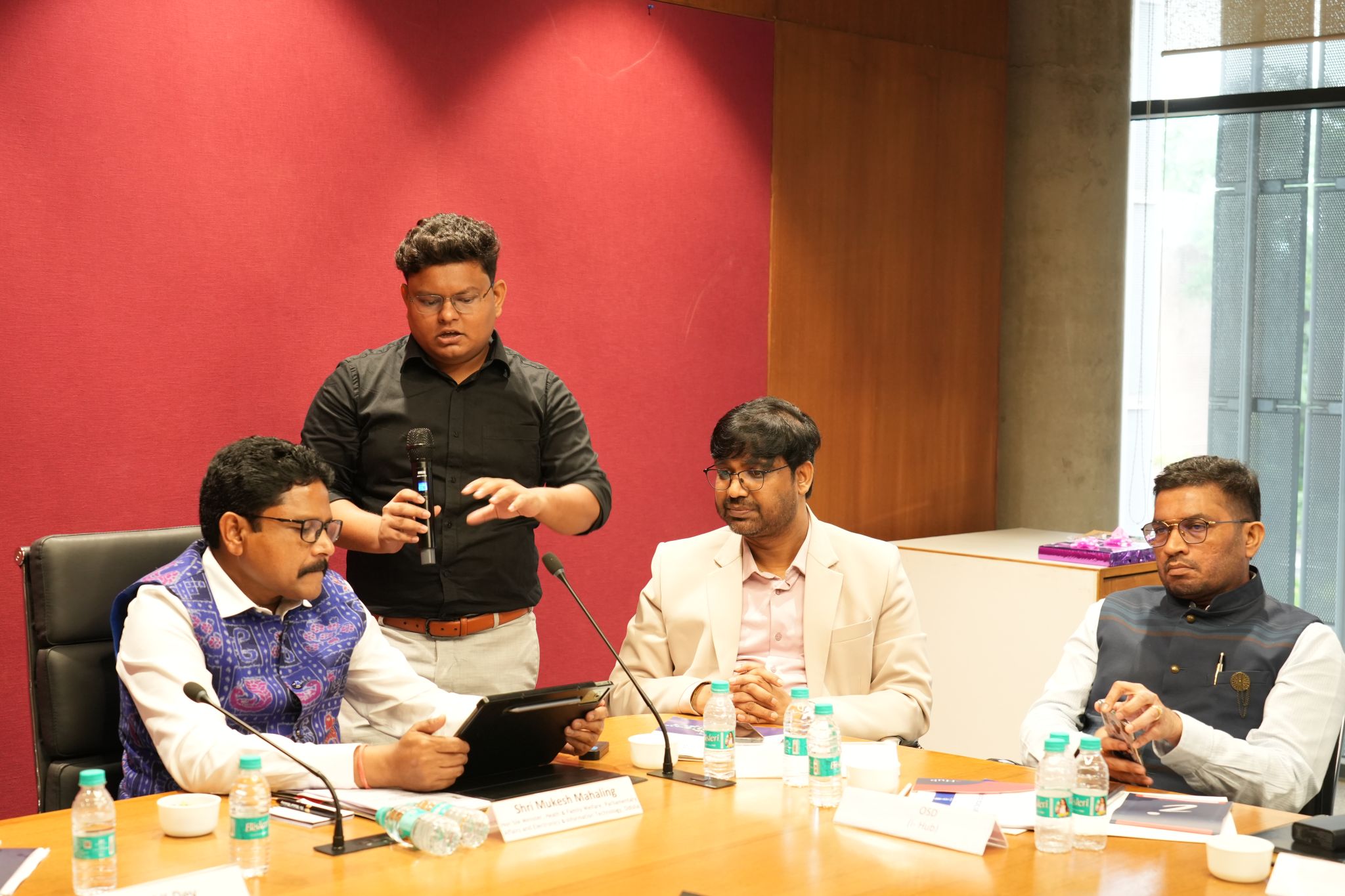 i-Hub Gujarat Hosts Hon’ble Odisha Minister Dr. Mukesh Mahaling and IT Department Delegation